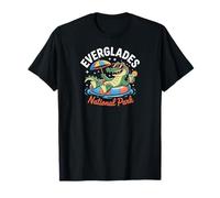Alligator Florida Sunset Everglades National Park Adventure T-Shirt