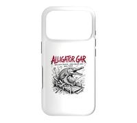 Alligator Gar Apex River Predator Bayou Terror Angling Chaos Coque pour iPhone 17 Pro