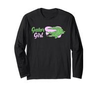 Alligator Gator Girl, Reptile Floral, Ambiance des Marais du sud Manche Longue