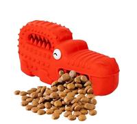 Alligator Jouet pour chien, en caoutchouc grinçant, accessoire d'entraînement pour chiots - Jouet de nettoyage des dents pour chiots - Pour entraîneur, amoureux des animaux, intérieur et extérieur