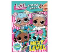 Alligator LOL Surprise Livre d'autocollants - 12 pages de coloriage et autocollants réutilisables - Livre d'activités de voyage amusant pour enfants à partir de 3 ans