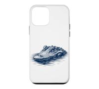Alligator Minimal Eyes Over Water Reptile Lover Alligator Coque pour iPhone 12 Mini
