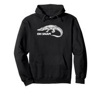 Alligator Oh Snap Funny Reptile Swamp Wildlife Humour Dire Sweat à Capuche
