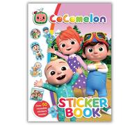 Cocomelon - Livre de coloriage agrafé avec autocollants