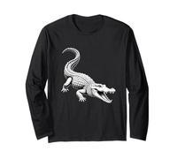 Alligator Sauvage Ouverture De Mâchoire Reptile Marais Manche Longue