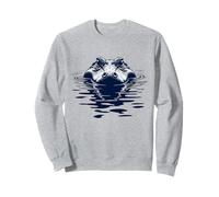 Alligator Sauvage Ouverture De Mâchoire Reptile Marais Sweatshirt