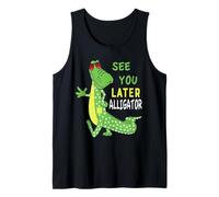 Alligator See You Later After A While Crocodile Front Back Débardeur