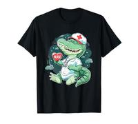 Alligator Stéthoscope infirmière médecin crocodile école d'infirmière T-Shirt