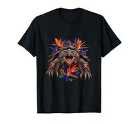 Alligator Tortue Serpentine Oiseau du Paradis T-Shirt