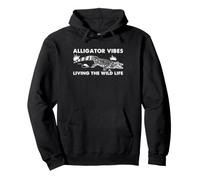 Alligator Vibes Wild Life Reptile Swamp Adventure Style Sweat à Capuche