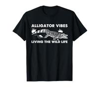 Alligator Vibes Wild Life Reptile Swamp Adventure Style T-Shirt