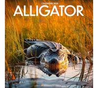 Alligators 2026 Calendar: Wildlife Photography of Powerful Reptiles in Their Natural Habitat