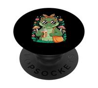 Alligators Impertinents De Thé Au Lait Boba PopSockets PopGrip Adhésif