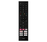 Allimity CT-95030 Télécommande de rechange pour TV LCD LED Toshiba & HISENSE avec applications gratuites Sports Music Netflix Prime-Video YouTube CLARO Media