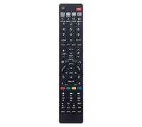 ALLIMITY HQRP Télécommande de rechange compatible avec Hitachi LCD LED HD Smart TV CLE-967 CLU-49101S CLE-998 CLU-4997S CLU-4591AV CLE-957 CLE-984 CLE-966A P50A202 P42A202 P42T501 P501 0A402 P42H401
