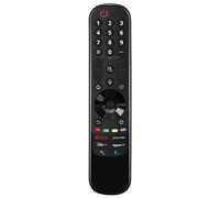 Allimity MR21GA Télécommande de rechange vocale pour TV LG avec 4 boutons de raccourci Netflix Prime-Video Disney + RAKUTEN-TV 55UP7700PUB 43UP7100ZUF 65QNED95UPA 70UP70PUE 75NANO90UPA 50NANO75UPA