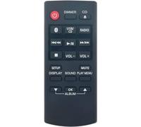 ALLIMITY N2QAYB000944 Télécommande Fit for Panasonic Stereo System SC-HC29 | SC-HC295 SC-HC39 SC-HC39DBEWK SC-HC39EC-W SC-HC29EC-W SC-HC301EF-K SC-HC29EGK SC-HC397EGW SC-HC39EFK SC-HC29EF-K