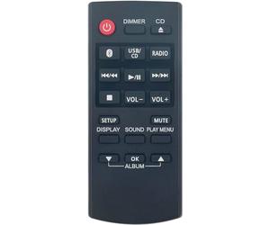 ALLIMITY N2QAYB000944 Télécommande Fit for Panasonic Stereo System SC-HC29 | SC-HC295 SC-HC39 SC-HC39DBEWK SC-HC39EC-W SC-HC29EC-W SC-HC301EF-K SC-HC29EGK SC-HC397EGW SC-HC39EFK SC-HC29EF-K