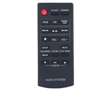 ALLIMITY N2QAYB000984 Télécommande Fit for Panasonic Micro Systems | SA-PM250 SA-PM250EE SC-HC200 SC-PM250 SC-PM250B SC-PM600 SC-PM250EFS SA-PM250EG SC-HC200EG-W SA-PM250EB SA-PM602