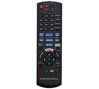 ALLIMITY N2QAYB001147 Télécommande Remplacer pour Panasonic Blu Ray Disc Player DMP-UB300 DMP-UB400 DMP-UB400EBK DMP-UB400EFK DMP-UB400EGK DMP-UB404 DMP-UB404EGK DP-UB820EFK DP-UB820EG