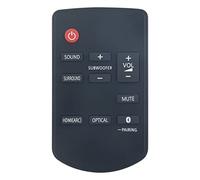 ALLIMITY N2QAYC000115 Télécommande Remplacer pour Panasonic Sound Bar SC-HTB488 SC-HTB498 SC-HTB688 SC-HTB488EBK SC-HTB488EGK SC-HTB488GAK SC-HTB488GJK SC-HTB498EBK SC-HTB688EBK SC-HTB688EGK