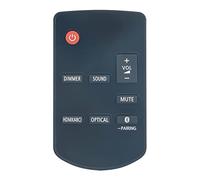 ALLIMITY N2QAYC000123 Remplacer la Télécommande adaptée à Panasonic Compact Sound Bar SC-HTB200 SC-HTB208 SC-HTB208EB-K SC-HTB200EB-K SC-HTB200EG-K SC-HTB208EBK SC-HTB200EBK SC-HTB200EGK