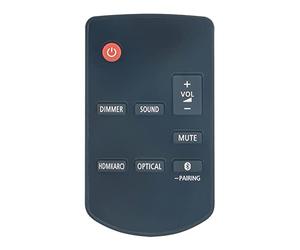 ALLIMITY N2QAYC000123 Remplacer la Télécommande adaptée à Panasonic Compact Sound Bar SC-HTB200 SC-HTB208 SC-HTB208EB-K SC-HTB200EB-K SC-HTB200EG-K SC-HTB208EBK SC-HTB200EBK SC-HTB200EGK