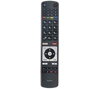 ALLIMITY RC4318 RC4318P Télécommande Remplacer pour Vestel Finlux Edenwood 4K Ultra HD TV C40U446A D43U297N4CWH D49U700M4CWH XU43E512 ED4903UHD ED5503UHD FIN32FTV660BK 32FTV660BK