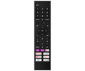 ALLIMITY Télécommande Vocale Compatible avec Hisense HDR Smart TV 55A6HG 70A6HG 75A6HG 43A6HG 50A6HG 85A6HG 65A6HG 65A6G 65A6GRU 75A6GS 70A6G 58A6G 55U8HQ 65U8HQ 75U8HQ G20505S A22020H
