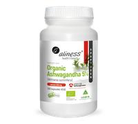 Allines Organic Ashwagandha 5% KSM-66 200 mg - 100 Capsules
