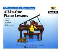Leçons de piano tout-en-un – Livre B + CD – Hal Leonard