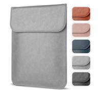 Allinside Housse pour Ordinateur Portable 13 Pouces, Compatible avec MacBook Neo A18 Pro/MacBook Air 13 (2018-2026) / MacBook Pro 13 (2016-2022), en Cuir PU imperméable, Gris