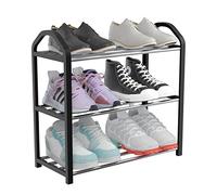 Allinside Organisateur de Chaussures à 3 Niveaux, Montage Rapide sans Outils pour Le Rangement des Chaussures dans L'entrée, Le Salon ou Le Couloir