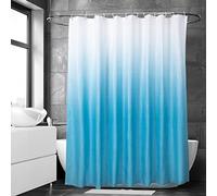 Allinside Rideau de Douche, Rideau de Salle de Bain en Polyester résistant à l'eau et Lavable en Machine, avec 12 Crochets en Plastique, 180 CM x 180 CM