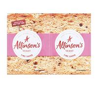 Allinson's Lot de 4 sachets de levure de 11 g