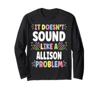 Allison Personalized Women's Gift Custom Allison Manche Longue