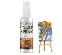AllisWay Fixateur, Fixatif Pastel, Fixateur Pastel sec Spray Fixateur Fixatif Final Pour Fusain et pastel pour Protéger les Crayons de Couleur, les Crayons de Couleur, les Peintures À L'huile, 100ml