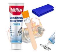 AllisWay Graisse Silicone, Graisse Diélectrique Graisse Contact Electrique Graisse Bougies Résistance aux Hautes Températures Convient aux Bougie D'allumage, Bougies de Préchauffage 50g