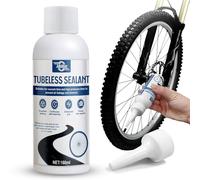 AllisWay Préventif Tubeless, Liquide Anti Crevaison, Liquide Préventif Tubeless Contient du Latex de Fibres, Durable Tubeless Sealant pour Pneus de Vélo VTT, Route, 100ml