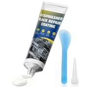 AllisWay Réparation du Panier de Lave-Vaisselle, Mastic Acrylique Blanc, Joint Caoutchouc, Assure une Isolation Thermique, une Imperméabilité et une Protection Contre la Rouille, 50ml