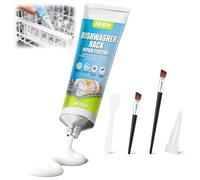 AllisWay Revêtement Réparation Panier Lave-Vaisselle, Mastic Acrylique Blanc, Antirouille et D'étanchéité, Spécialement Conçu pour la Réparation des Paniers de Lave-vaisselle, 50 ml, Blanc