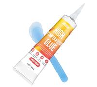 AllisWay Silicone Haute Temperature, 100 Ml Colle Haute Temperature Four, Colle pour Vitre Four, colle Refractaire pour Four à Micro-Ondes, Cuisinière à Induction, Hotte de Cuisine, Translucide