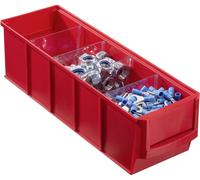 Allit Bac à bec 456521 – 91 x 300 x 81 mm – Rouge – 1 pièce