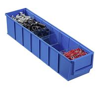 Allit 456540 Bac à bec Regal-Industriebox Gr. 400S (L x l x H) 400 x 91 x 81 mm bleu 1 pc(s)