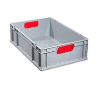 ALLIT 456745 617 BAC EURO POIGNÉES FERMÉE, 600 X 400 X 170 MM, GRIS-RO