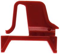 Allit 456781 Fermeture coulissante à déclic pour bac euro 4 pièces, Rouge