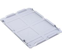Allit Couvercle cloche PP L400xl300mm gris pour caisses de transport gerbables ALLIT Quantité:1