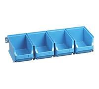 Allit – Ensemble de boîtes de rangement – 600 x 240 x 125 mm – Bleu – Quantité 1