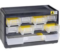 Allit 458080 Casier de rangement VarioPlus Basic 15 (l x H x P) 300 x 190 x 135 mm noir, jaune 1 pc(s)