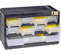 Allit 458080 Casier de rangement VarioPlus Basic 15 (l x H x P) 300 x 190 x 135 mm noir, jaune 1 pc(s)